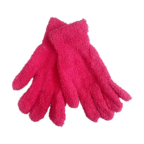 Winterhandschuhe in Korallenform, winddicht, für Damen, Vollfinger-Handschuhe, dick, Outdoor-Skihandschuhe, einfarbig von Cnrfeoap