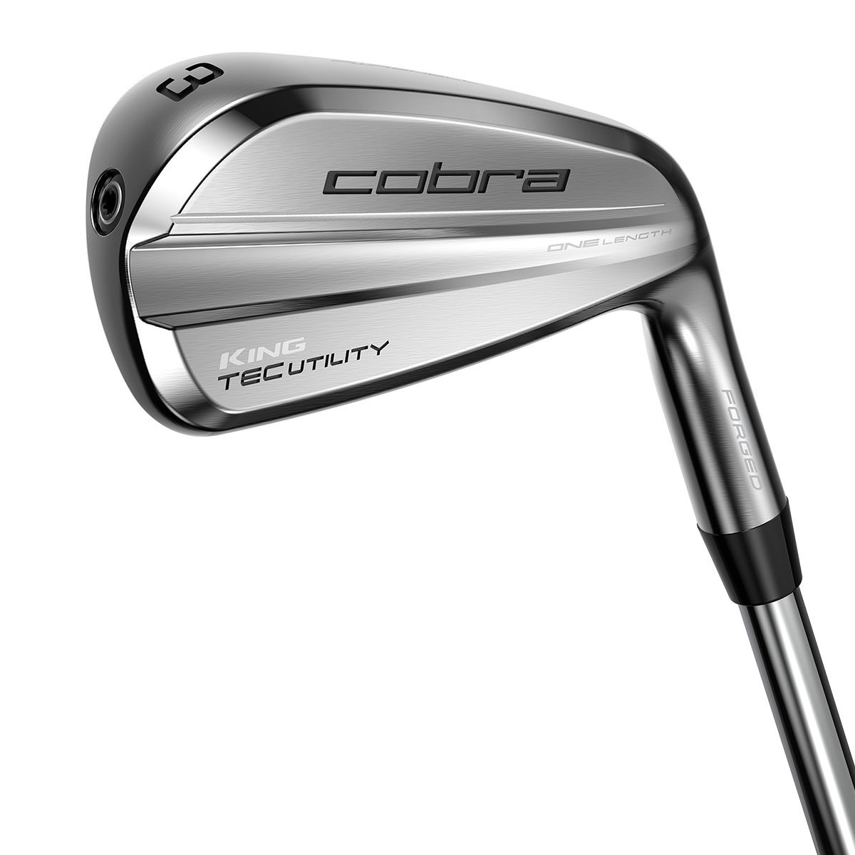 Cobra Golf Men's Grey and Black King TEC ONE Length Utility Iron | American Golf, One Size von Cobra Golf
