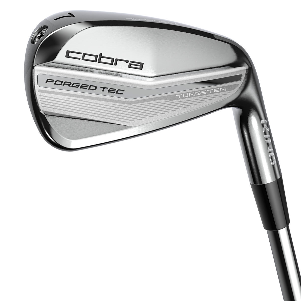 Cobra Golf Silver and Black King Forged Tec Steel Right Hand 4-Pw 7 Golf Irons | American Golf, One Size von Cobra