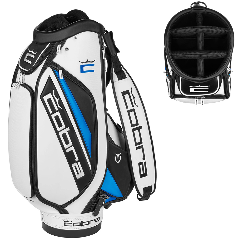 'Cobra Tour Staff Cartbag 23 weiss/schwarz/blau' von Cobra