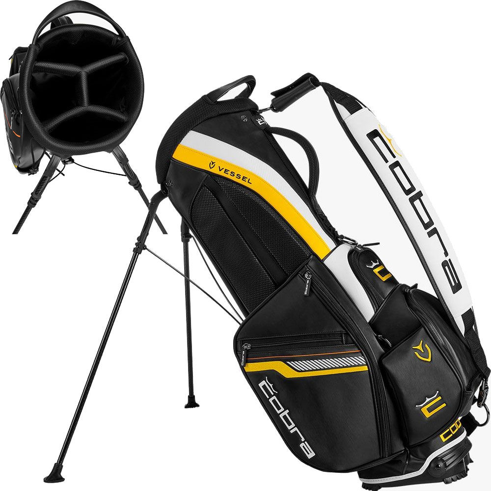 'Cobra Tour Stand bag schwarz/weiss/gold' von Cobra