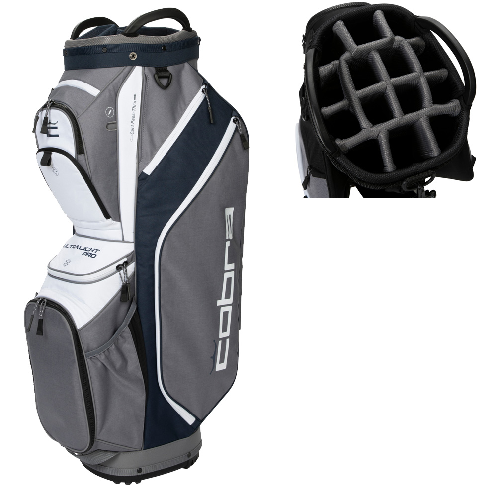 'Cobra Ultralight Pro Cartbag grau/weiss/navy' 'Cobra Ultralight Pro Cartbag grau/weiss/navy' von Cobra