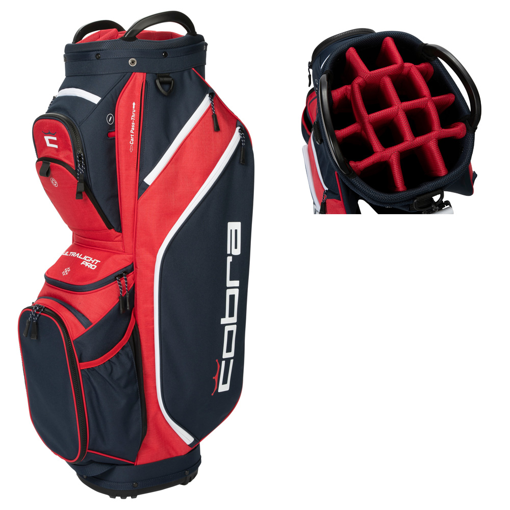 'Cobra Ultralight Pro Cartbag navy/rot' von Cobra