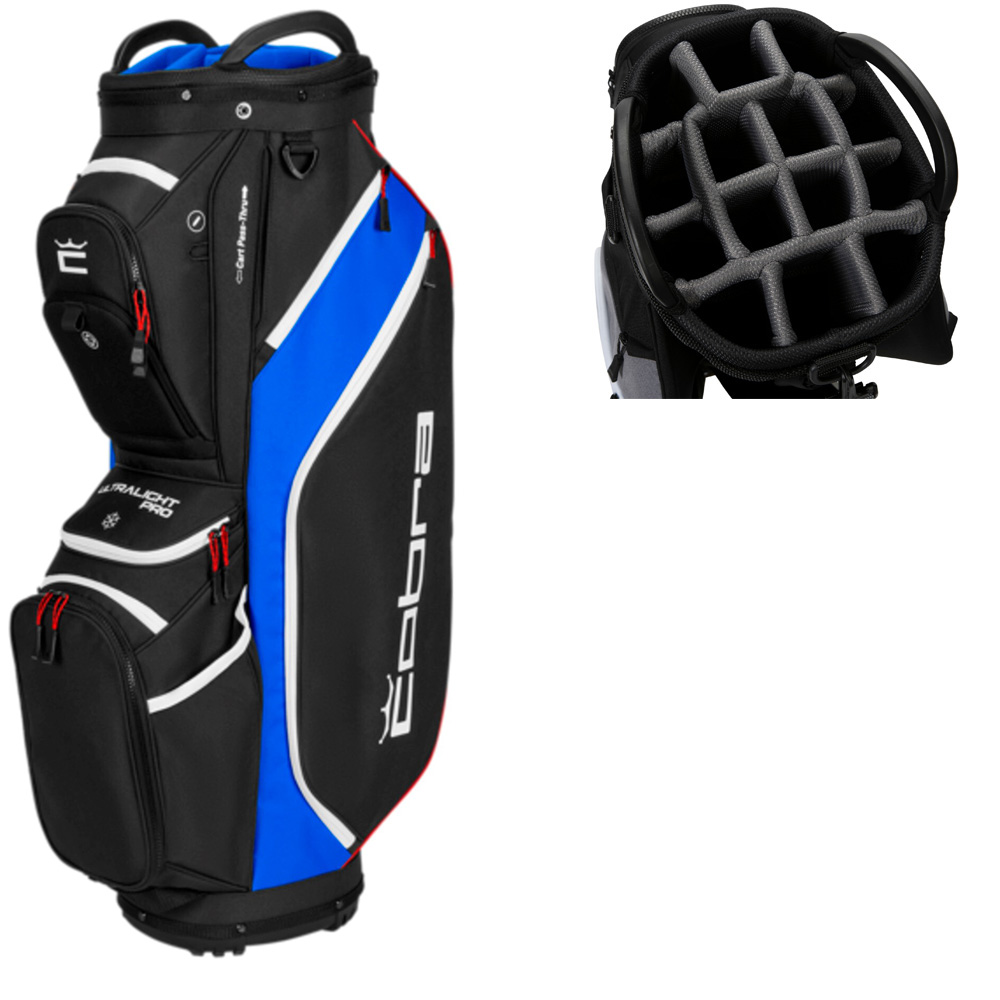 'Cobra Ultralight Pro Cartbag schwarz/blau/weiss' von Cobra