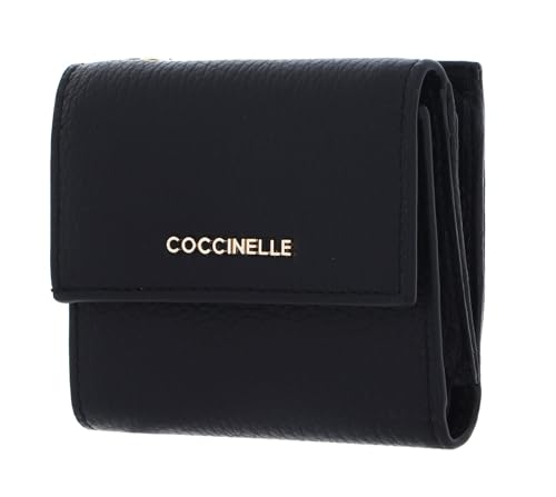 Coccinelle Metallic Soft - Geldbörse 4cc 10 cm black Coccinelle Metallic Soft - Geldbörse 4cc 10 cm black von Coccinelle