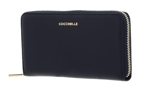 Coccinelle Metallic Soft Wallet Grained Leather Midnight Blue Coccinelle Metallic Soft Wallet Grained Leather Midnight Blue von Coccinelle