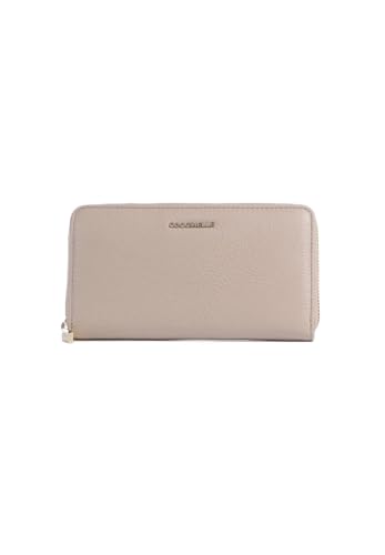 Coccinelle Metallic Soft Wallet Grained Leather Rosette von Coccinelle