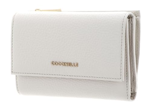 Coccinelle Metallic Soft Wallet Grainy Leather Coconut Milk Coccinelle Metallic Soft Wallet Grainy Leather Coconut Milk von COCCINELLE