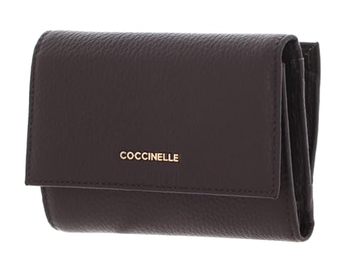 Coccinelle Metallic Soft Wallet Grainy Leather Fondant Brown Coccinelle Metallic Soft Wallet Grainy Leather Fondant Brown von Coccinelle