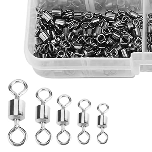 Cocoarm 210 Stück Angelwirbel, Angeln Barrel Wirbel Angeln Rollen Wirbel Fischen Rollen Wirbel Kugellager 5 Größe Angelwirbel Edelstahl Lure Stecker Wirbel 2#/4#/6#/7#/8# Cocoarm 210 Stück Angelwirbel, Angeln Barrel Wirbel Angeln Rollen Wirbel Fischen Rollen Wirbel Kugellager 5 Größe Angelwirbel Edelstahl Lure Stecker Wirbel 2#/4#/6#/7#/8# von Cocoarm