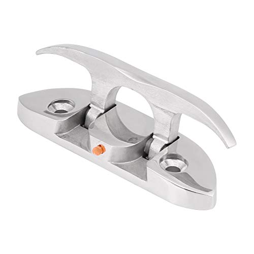 Cocoarm Bootsklampe, Edelstahl Klapplampe Boat Klapp Klampe 4-1/2 Befestigungselementen Marine Boat Flip Up Bootsklammern Haken für Boot Kajak und Dock Cocoarm Bootsklampe, Edelstahl Klapplampe Boat Klapp Klampe 4-1/2 Befestigungselementen Marine Boat Flip Up Bootsklammern Haken für Boot Kajak und Dock von Cocoarm