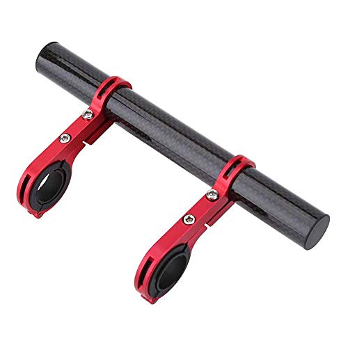 Fahrrad Lenker Erweiterung 20mm Fahrrad Extender Halterung Lenkererweiterung Fahrrad Lenker Extender handlebar extender für 25,4-31,8mm Lenker für Taschenlampe Smartphones Navigationsgerät(rot) von Cocoarm