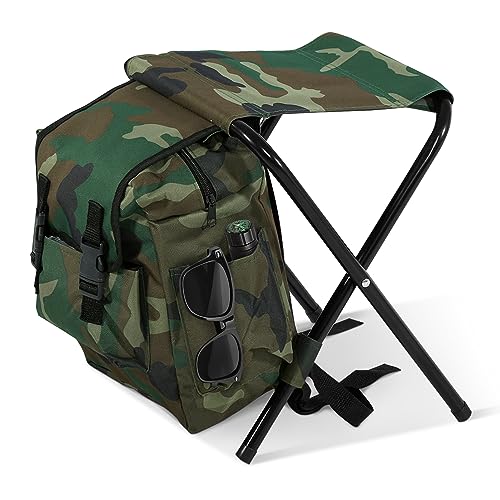 Sitzrucksack klappbar Campingstuhl Hocker mit Tasche Camouflage Portable Campinghocker tragbar Rucksack Stuhl Ultraleicht Angelrucksack Klappstuhl Strandstuhl Angelstuhl Klapphocker 34 x 29 x 29 cm Sitzrucksack klappbar Campingstuhl Hocker mit Tasche Camouflage Portable Campinghocker tragbar Rucksack Stuhl Ultraleicht Angelrucksack Klappstuhl Strandstuhl Angelstuhl Klapphocker 34 x 29 x 29 cm von Cocoarm