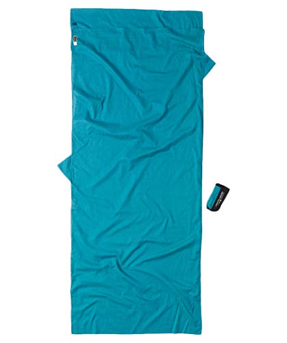 Cocoon Anti-Mcken Baumwollschlafsack Insect Shield Line Travel Sheet - Egyptian Cotton, 210 x 82 cm, laguna blue von Cocoon