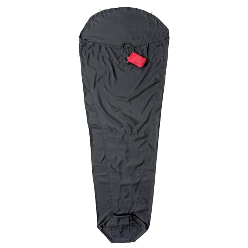 Cocoon Damen Expedition-Silk MummyLiner, Schwarz von COCOON