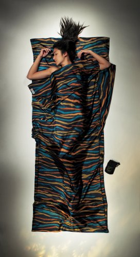 Cocoon Hüttenschlafsack aus Seide, Afr Rainbow, 86"x35" Cocoon Hüttenschlafsack aus Seide, Afr Rainbow, 86"x35" von COCOON
