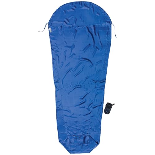 Cocoon MummyLiner für Damen, 100% Seide, ultrablau, 214 x 99 cm von Cocoon