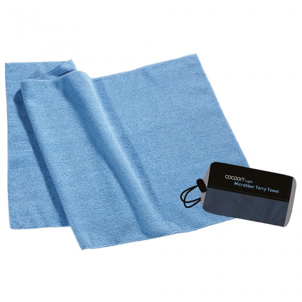 Cocoon - Terry Towel Light - Mikrofaserhandtuch Gr 60 x 30 cm - S blau von Cocoon