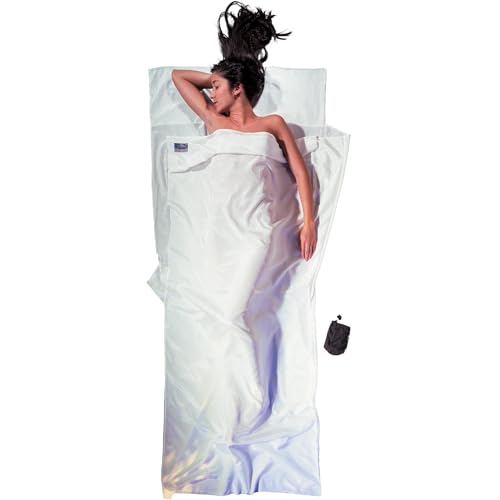Cocoon Reisedecke aus Seiden-Baumwolle (Natur, 213 x 89 cm) Cocoon Reisedecke aus Seiden-Baumwolle (Natur, 213 x 89 cm) von COCOON