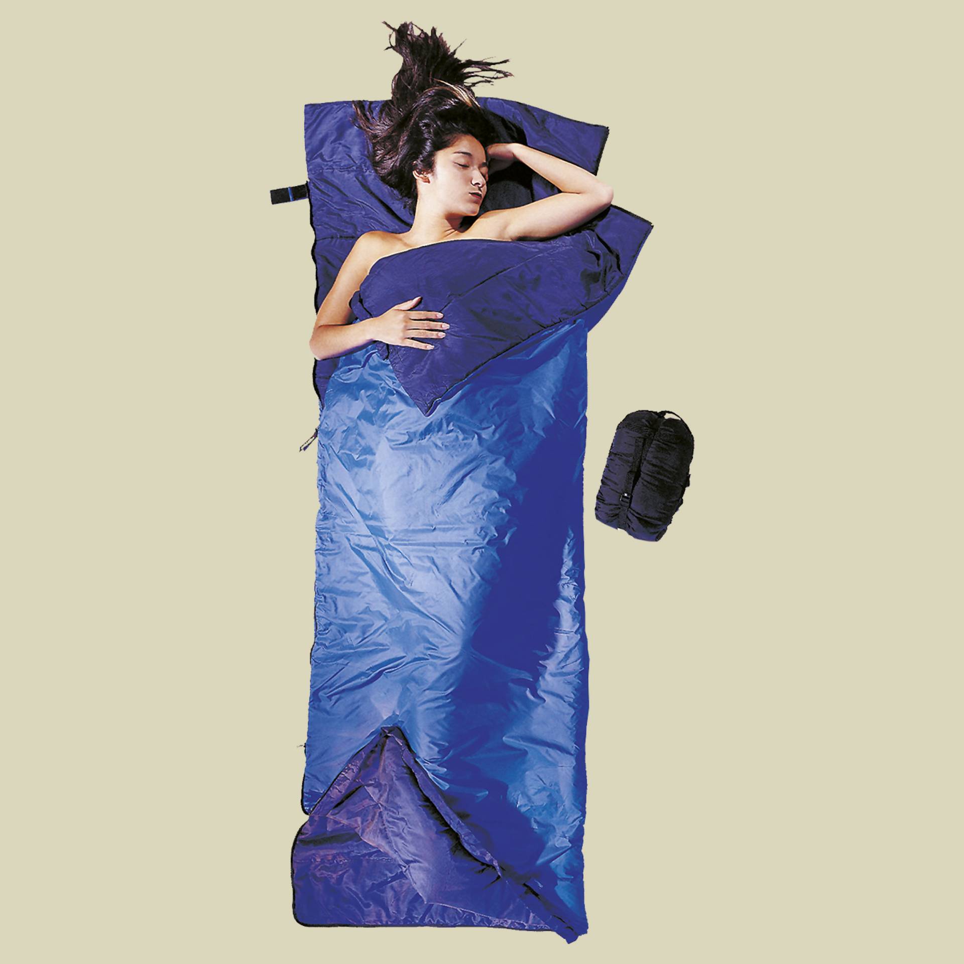 Tropic Traveler Silk bis Körpergröße 200 cm large Farbe royal blue/tuareg Tropic Traveler Silk bis Körpergröße 200 cm large Farbe royal blue/tuareg von Cocoon