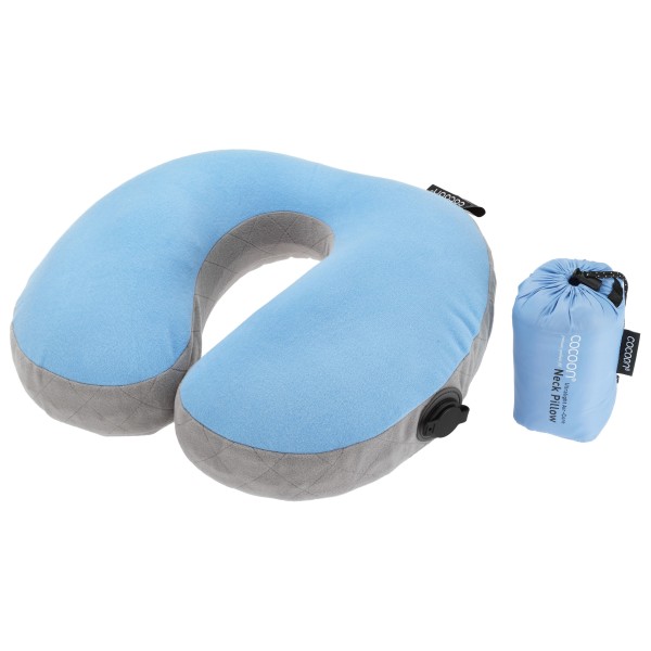 Cocoon - U-Shaped Air Core Pillow Ultralight - Kissen Gr 35x30x12 cm light /grau von Cocoon