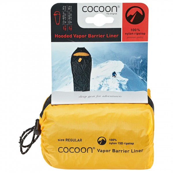 Cocoon - Vapor Barrier Mummyliner Ripstop Nylon Gr 210 x 80/55 cm - Regular bunt Cocoon - Vapor Barrier Mummyliner Ripstop Nylon Gr 210 x 80/55 cm - Regular bunt von Cocoon