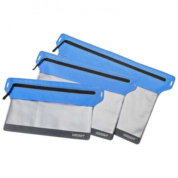 Cocoon - Zippered Flat Document Bags - Wertsachenbeutel Gr M - 27 x 22 cm grau/blau Cocoon - Zippered Flat Document Bags - Wertsachenbeutel Gr M - 27 x 22 cm grau/blau von Cocoon