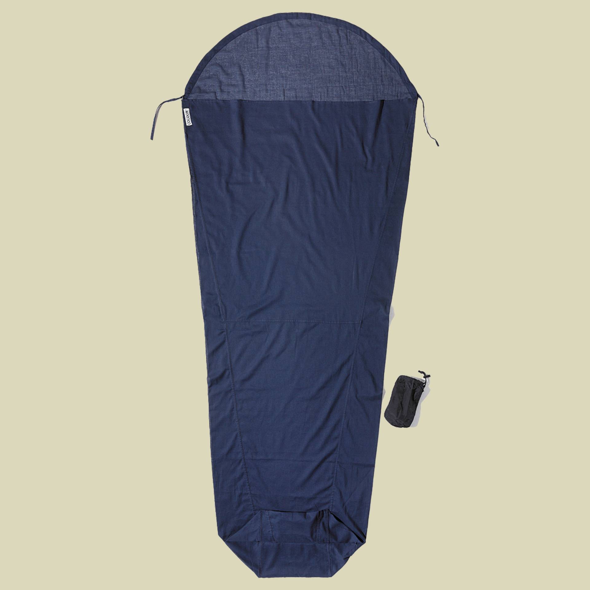Mummy Liner Ägyptische Baumwolle 210 x 90 | 56cm Farbe tuareg Mummy Liner Ägyptische Baumwolle 210 x 90 | 56cm Farbe tuareg von Cocoon