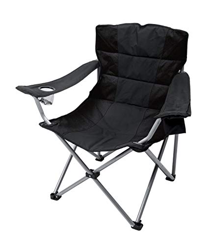 BasicNature Unisex – Erwachsene Holiday Faltstühle, Schwarz, One Size BasicNature Unisex – Erwachsene Holiday Faltstühle, Schwarz, One Size von Coghlan