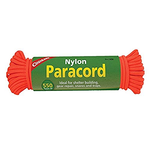 Coghlans Paracord Fallschirmseil, neon orange, 15,25 Meter Coghlans Paracord Fallschirmseil, neon orange, 15,25 Meter von Coghlan