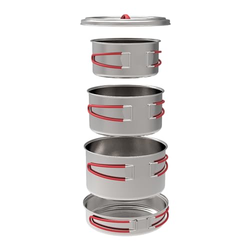 Coghlans Unisex – Erwachsene Family Kochset, Silver, One Size Coghlans Unisex – Erwachsene Family Kochset, Silver, One Size von Coghlan