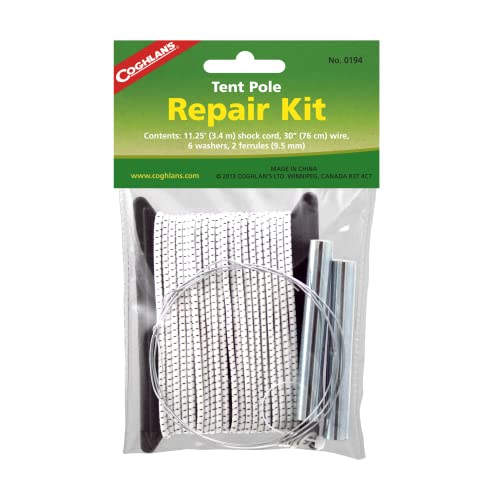 Relags Coghlans Zeltgestänge Reparatur Set Reparaturset, Mehrfarbig, One Size von Coghlan