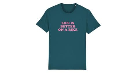 cois unisex t shirt  life is better on a bike  grun von Çois