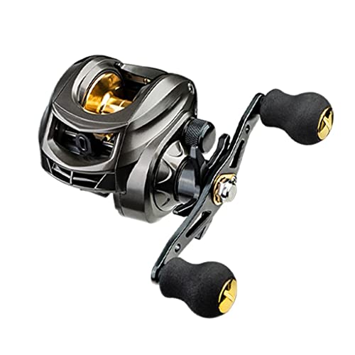 7.2: 1 Baitcasting Rolle Niedrig Profil Baitcaster Fishing Rolle, Compact 17,63 LB, 12 + 1 Abgeschirmte Kugellager Magnetische Bremsanlage, Rechte Hand 7.2: 1 Baitcasting Rolle Niedrig Profil Baitcaster Fishing Rolle, Compact 17,63 LB, 12 + 1 Abgeschirmte Kugellager Magnetische Bremsanlage, Rechte Hand von Colcolo