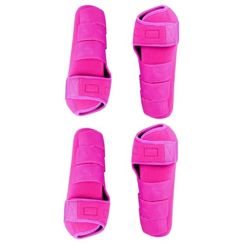 Colcolo 4-teiliges Pferdestiefel-Beinschutz-Set, verstellbar, bequem, Neopren, wiederverwendbar, atmungsaktiv, Pferdeschutz-Set, Beinausrüstung für unsere Tür, ROSA, l Colcolo 4-teiliges Pferdestiefel-Beinschutz-Set, verstellbar, bequem, Neopren, wiederverwendbar, atmungsaktiv, Pferdeschutz-Set, Beinausrüstung für unsere Tür, ROSA, l von Colcolo