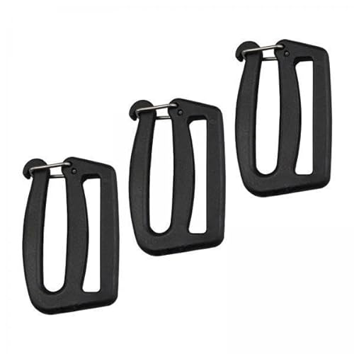 Colcolo 6X Gurtband Haken, Gurtband Verbindungsclips, Schlüssel, Kettenclip, Karabinerhaken, Schlüsselanhänger Haken Clip für Outdoor Gepäcktaschen Zubehör von Colcolo