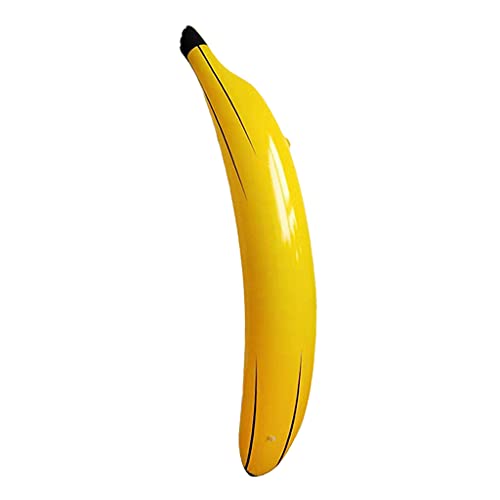 Colcolo Banana Aufblasbare Bananen für Party Dekoration Prop oder Pool Zubehör, 180cm Colcolo Banana Aufblasbare Bananen für Party Dekoration Prop oder Pool Zubehör, 180cm von Colcolo