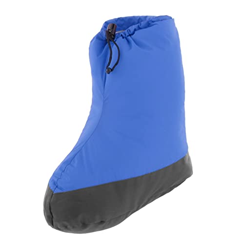 Colcolo Duck Down Booties wasserdichte warme Socken Hausschuhe Anti-Rutsch Ultralight Boots Schuhe für Erwachsene Camping Heimgebrauch - Blue, XL von Colcolo