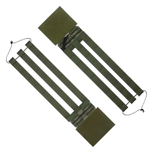 Colcolo Elastischer Kummerbund mit DREI Bändern, Schnallen für Outdoor-Aktivitäten und Camping, einfach zu bedienen, seitlicher Gurt mit Schnellverschluss, Grün Colcolo Elastischer Kummerbund mit DREI Bändern, Schnallen für Outdoor-Aktivitäten und Camping, einfach zu bedienen, seitlicher Gurt mit Schnellverschluss, Grün von Colcolo