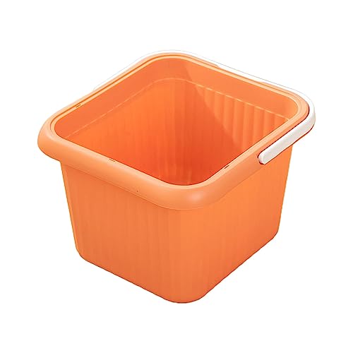 Colcolo Fußbadewanne, Fußeimer, 23,5 cm tief, Pediküre mit Griff, für den Haushalt, Fuß-SPA, tragbar, verdicktes Fußbad, Einweichwanne, Fußwaschbecken, Orange Colcolo Fußbadewanne, Fußeimer, 23,5 cm tief, Pediküre mit Griff, für den Haushalt, Fuß-SPA, tragbar, verdicktes Fußbad, Einweichwanne, Fußwaschbecken, Orange von Colcolo