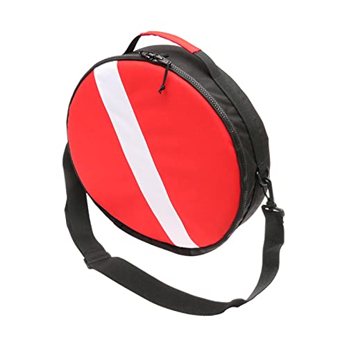 Colcolo Runde Taucher Atemregler Ausrüstung Schutztasche Schnorcheln Tauchflagge Tasche Reißverschluss Design mit Schultergurt Colcolo Runde Taucher Atemregler Ausrüstung Schutztasche Schnorcheln Tauchflagge Tasche Reißverschluss Design mit Schultergurt von Colcolo