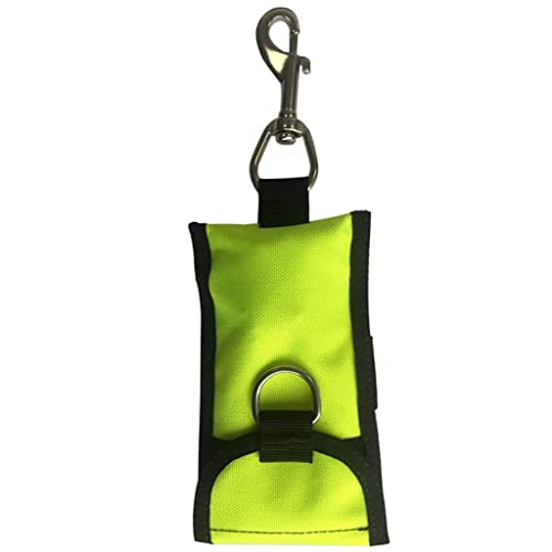 Colcolo Scuba Tauchen Einzelne Riffhaken Gurtband Clip & Aufbewahrungstasche, Grün Colcolo Scuba Tauchen Einzelne Riffhaken Gurtband Clip & Aufbewahrungstasche, Grün von Colcolo