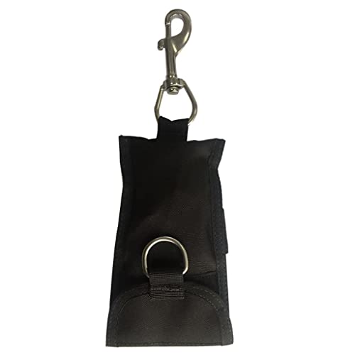 Colcolo Scuba Tauchen Einzelne Riffhaken Gurtband Clip & Aufbewahrungstasche, Schwarz Colcolo Scuba Tauchen Einzelne Riffhaken Gurtband Clip & Aufbewahrungstasche, Schwarz von Colcolo