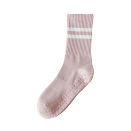 Colcolo -Socken, leicht, weich, rutschfest, geräuschreduzierend, Trainingssocken, Griffsocken, Hell-pink von Colcolo