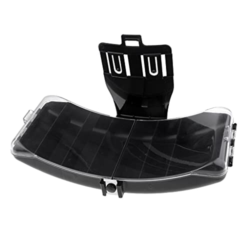 Colcolo Tragbare Angelgerät Kasten Künstliche Köder Köder Taille Box Fall Tasche, Schwarz Colcolo Tragbare Angelgerät Kasten Künstliche Köder Köder Taille Box Fall Tasche, Schwarz von Colcolo