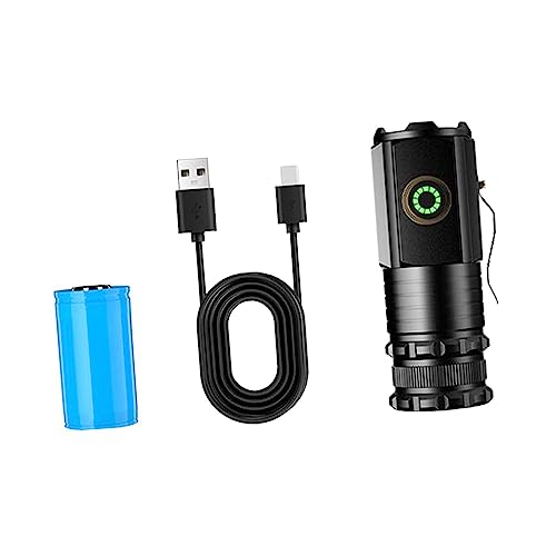 Colcolo Tragbare Taschenlampen, Handtaschenlampen, Reichweite 300 m, 2000 Lumen, 5 Modi, Cap-Licht für Wandern, Camping, Garten, Zuhause, mit Power Colcolo Tragbare Taschenlampen, Handtaschenlampen, Reichweite 300 m, 2000 Lumen, 5 Modi, Cap-Licht für Wandern, Camping, Garten, Zuhause, mit Power von Colcolo
