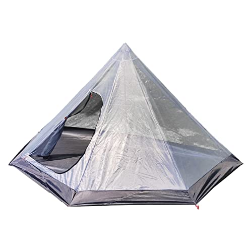 Colcolo Ultraleichtes Pyramidenzelt Anti-Insekten-Mesh-Zelt Shelter Camping Tipi Innenzelt für die Jagd Trekking von Colcolo