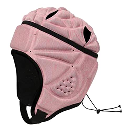 Colcolo Weicher Rugby-Helm Gepolsterte Kopfbedeckung - Softshell - Rugby-Fußball-Baseball-Helm - Fußballkopf-Fallschutz - Jugend & Erwachsene - Rosa Colcolo Weicher Rugby-Helm Gepolsterte Kopfbedeckung - Softshell - Rugby-Fußball-Baseball-Helm - Fußballkopf-Fallschutz - Jugend & Erwachsene - Rosa von Colcolo