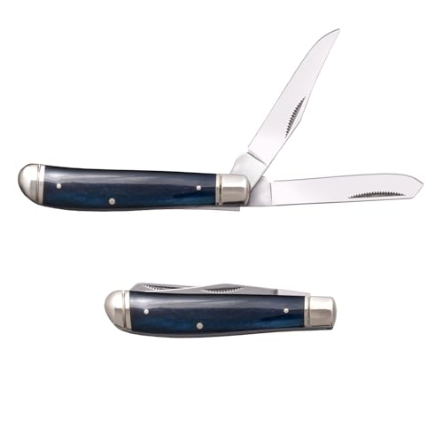 Cold Steel Knives Smooth Blue Bone Mini Trapper FL-MTRPR-B Stainless Pocket Knife Cold Steel Knives Smooth Blue Bone Mini Trapper FL-MTRPR-B Stainless Pocket Knife von Cold Steel