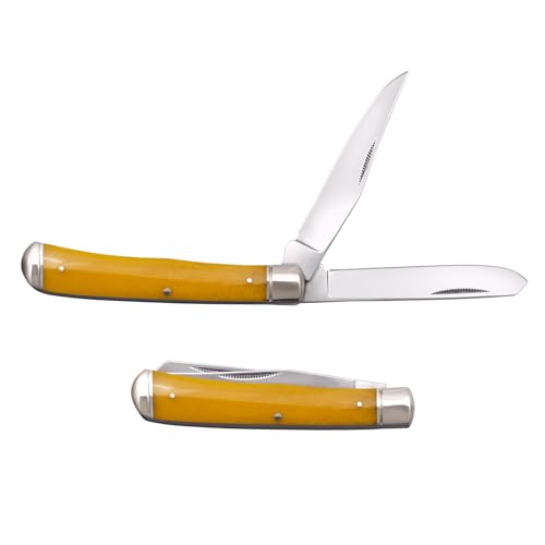 Cold Steel Knives Smooth Yellow Bone Trapper Stainless FL-TRPR-Y Pocket Knife Cold Steel Knives Smooth Yellow Bone Trapper Stainless FL-TRPR-Y Pocket Knife von Cold Steel